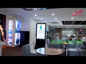 Công Ty Bất Động Sản CENLAND | DQ thi công dự án màn hình quảng cáo LCD 55inch-65inch 2 mặt hiển thị