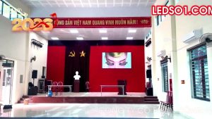 Công ty Hoá chất Mỏ MICCO - Hà Nam | D&Q thi công dự án thầu màn hình LED GOB P1.8 phòng Hội trường