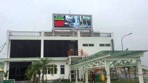 Công ty Khí Áp Tiền Hải, Thái Bình | D&Q trúng thầu và lắp màn hình LED ngoài trời đồng bộ ThinkSTV