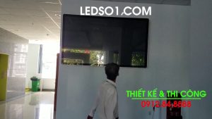 Cục Thuế Thanh Hóa | DQ thi công gói thầu dự án màn hình LCD treo tường 100inch hiển thị thông tin
