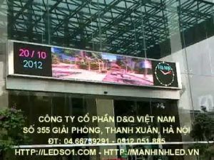 Cung cấp, lắp đặt màn hình LED fullcolor 16.7 triệu mầu ngoài trời giá rẻ