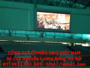 Cung cấp, thi công màn hình LED, bảng điện tử LED tại nhà thi đấu, sân vận động, khu thể thao