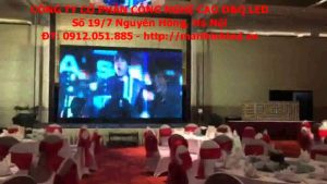 Cung cấp - thi công màn hình LED fullcolor P4 trong nhà