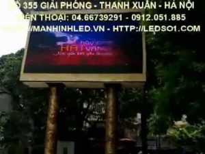 Cung cấp và lắp đặt màn hình LED fullcolor 281.000 tỷ màu P10mm ngoài trời