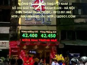 Cung cấp và thi công màn hình LED fullcolor 16,7 triệu màu ngoài trời giá rẻ