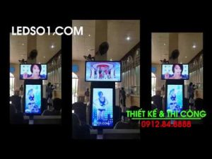 Ga Huế | D&Q lắp đặt gói thầu dự án 10 màn hình quảng cáo LCD 49inch chân đứng truyền từ xa qua App