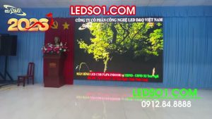 HĐND - UBND Xã Tam Ngãi, Vĩnh Long | D&Q thi công dự án thầu màn hình LED GOB P2.5 phòng Hội trường