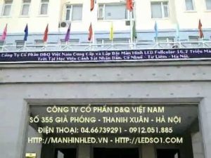 Học viện Cảnh Sát Nhân Dân - Bộ Công An | DQ thi công gói thầu dự án màn hình LED full P8 ngoài trời
