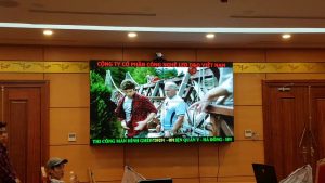 Học Viện Quân Y Hà Nội | DQ thi công thầu dự án 4 màn hình ghép Samsung 55inch chính hãng viền 1.8mm