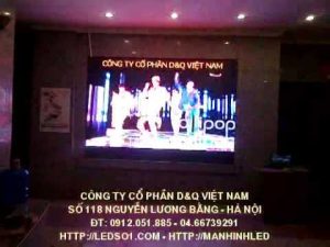 Lắp đặt màn hình LED full color 281.000 tỷ màu trong nhà giá rẻ