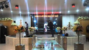 Màn hình led nhà hàng, màn hình led nhà hàng tiệc cưới