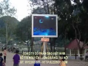 Màn hình LED p10 ngoài trời tại vườn hoa trung tâm H.Thuận Châu, Sơn La