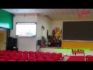 Màn hình led P2.5 Thi Công  tại Chùa Tịnh Thất Quan Âm