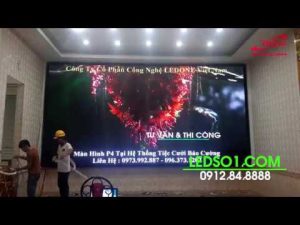Nhà Hàng Tiệc Cưới Bảo Cường - Quảng Trị | D&Q thi công dự án màn hình LED P4 phòng Tổ chức Sự kiện