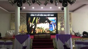 Nhà Hàng Tiệc Cưới Hoà Giang - Kiên Giang | D&Q thi công dự án màn hình LED full color phòng Sự kiện