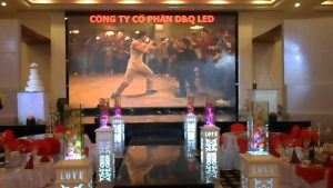 Nhà Hàng Tiệc Cưới Phúc An Khang - Bình Chánh | DQ lắp đặt màn hình LED P3 phòng Sự kiện - Tiệc cưới