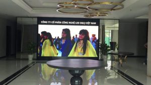Tập đoàn FLC | FLC Group | D&Q thi công gói thầu dự án màn hình LED GOB P1.86 trong Sảnh Văn phòng