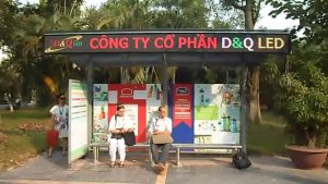 Thành phố Xanh Ecopark - Khu đô thị xanh Ecopark | D&Q thi công 20 màn hình LED tại các trạm xe Bus