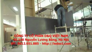 Thi công lắp đặt cabin màn hình led, cabin led, cabin màn hình led full color, cabin led full color