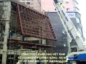 Thi công - lắp đặt màn hình LED outdoor tại Ocean Mall Thăng Long