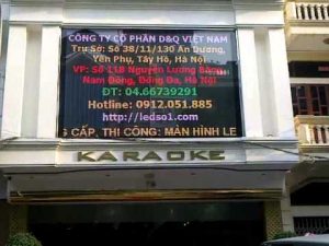 Thi công màn hình led, bảng điện tử karaoke, quán bar, vũ trường, sàn nhảy, trung tâm giải trí