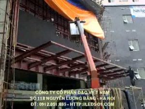 Thi công màn hình LED full color p10-p12-p14-p16-p20 ngoài trời giá rẻ nhất Hà Nội