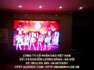 Thi công màn hình LED điện tử full color HD indoor giá rẻ nhất Hà Nội