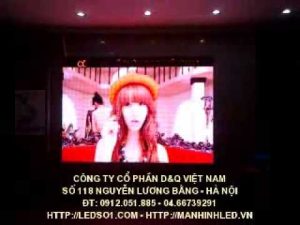Thi công màn hình LED điện tử full color trong nhà giá rẻ