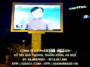 Thiết kế, thi công màn hình tivi LED fullcolor ngoài trời - trong nhà