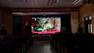 Thuế Cơ sở 3 Tỉnh Hà Tĩnh | D&Q trúng thầu và thi công màn hình LED P2.5 phòng Hội trường - Hội thảo