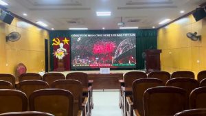 Thuế Cơ sở 4 Tỉnh Hà Tĩnh | D&Q trúng thầu và thi công màn hình LED P2.5 phòng Hội trường - Hội thảo