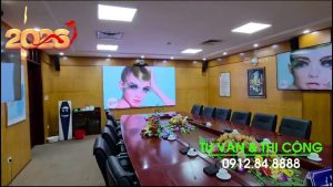 Thuế Cơ sở 4 Tỉnh Hà Tĩnh | D&Q trúng thầu và thi công màn hình LED P2.5 phòng Hội trường - Hội thảo