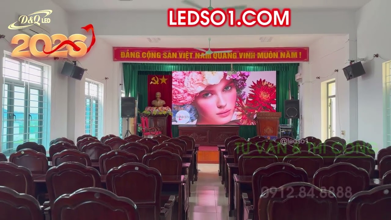 Thuế tỉnh Hà Tĩnh - Cục Thuế cs 6 | Lắp đặt màn hình LED Trong hội trường Thuế