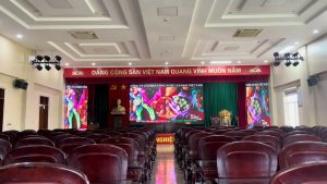 Thuế Tỉnh Hà Tĩnh | D&Q trúng thầu và thi công màn hình LED P2.5 phòng Hội trường - Hội thảo