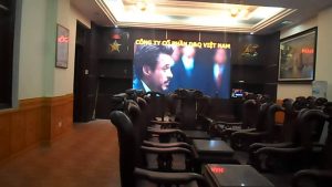 Tổng Công ty Xây dựng Lũng Lô | DQ thi công gói thầu dự án Màn hình Led P3 phòng Hội nghị - Hội thảo