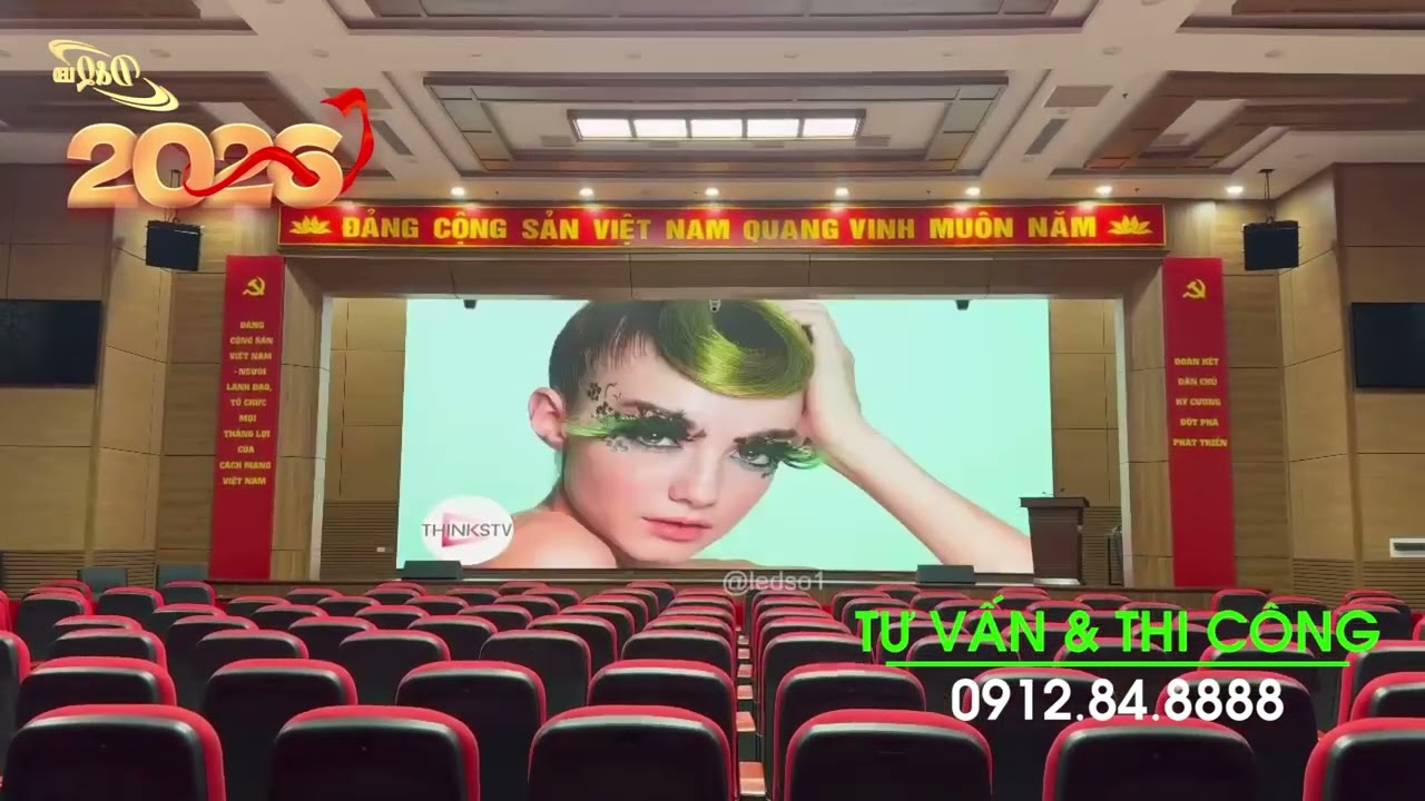 Trụ sở liên cơ quan thuộc Bộ Lao động - Thương binh và Xã hội | Lắp đặt LED Trong Hội trường P1.86