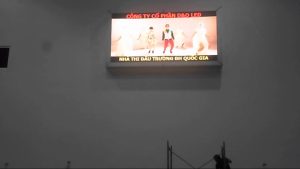 Trường Đại học Quốc Gia | DQ lắp đặt gói thầu dự án màn hình led nhà thi đấu - bảng tỷ số  trận đấu