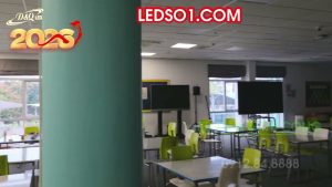 Trường học Vinschool Metropolis | D&Q thi công dự án màn hình LED P2 tại phòng Thư viện Trường học