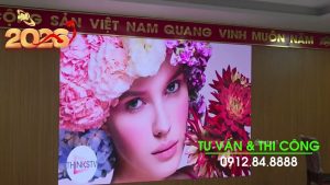 Trường THCS Thành Công | D&Q thi công dự án thầu màn hình Led P2.5 phòng họp trực tuyến