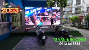Trường Tiểu học Đại Kim | D&Q thi công dự án thầu màn hình Led P3.076 ngoài trời tại Sân khấu trường