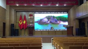 UBND Quận Ba Đình - Hà Nội | DQ trúng thầu và lắp màn hình Led HOB P2 phòng Hội nghi - Hội thảo
