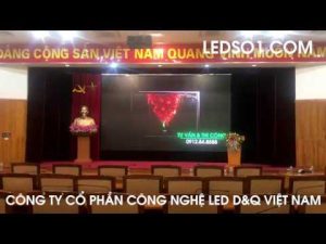 UBND Quận Cầu Giấy - Hà Nội | DQ thi công thầu dự án màn hình LED GOB P2.5 phòng Hội nghị - Hội thảo